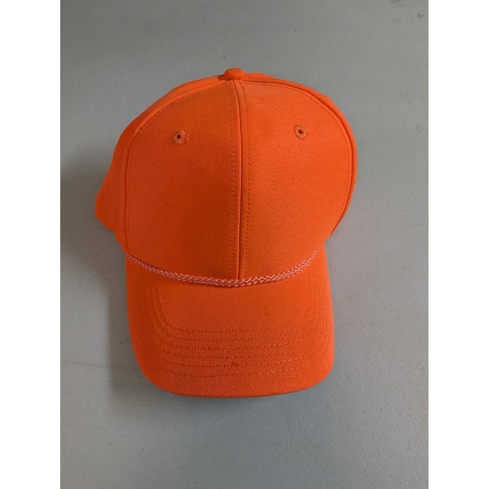 Orange Snapback Baseball Cap One Size Fits All Donald Bowers Signatures